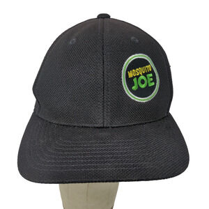 Mosquito Joe Mens FlexFit Hat Black Stretch Embroidered Logo Pest Control
